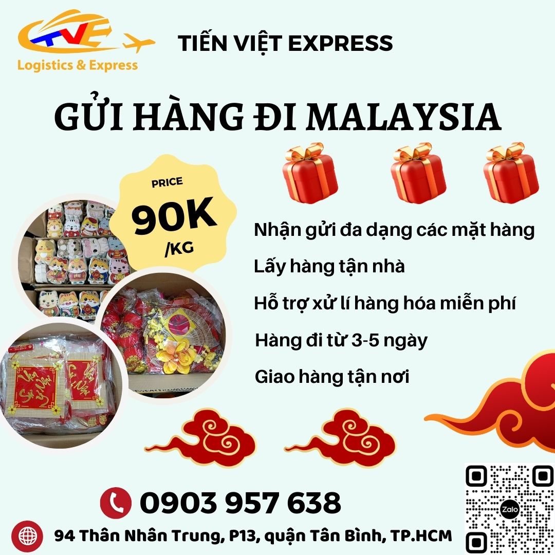 Gửi hàng đi Malaysia - Tiến Việt Express